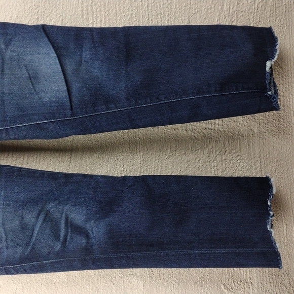 AG Adriano Goldschmied The Stilt Blue Dark Wash Cigarette Leg Ankle Jean - Picture 3 of 11